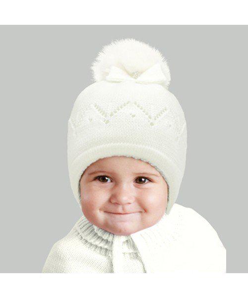 Комплект шапка и шарф детский Elf Ивонн р. 38 Молочный (OK001403)
