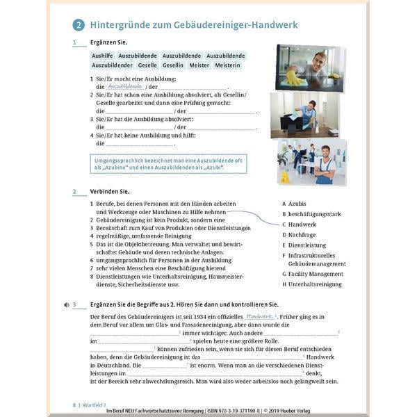 Книга Im Beruf Neu Fachwortschatztrainer Reinigung - фото 3 Книга Im Beruf Neu Fachwortschatztrainer Reinigung - фото 3