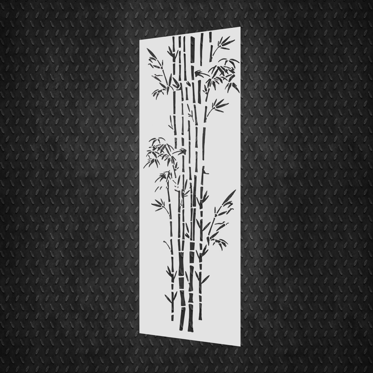 Трафарет многоразовый DFA Природа Бамбук для штукатурки и краски (P00109)