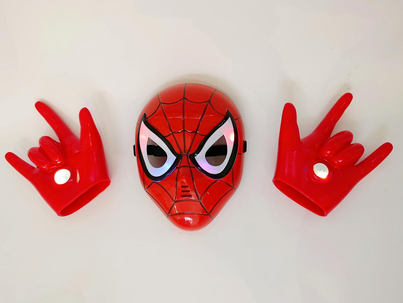 Набор человек-паук маска и перчатки 47х24х7 см - фото 6