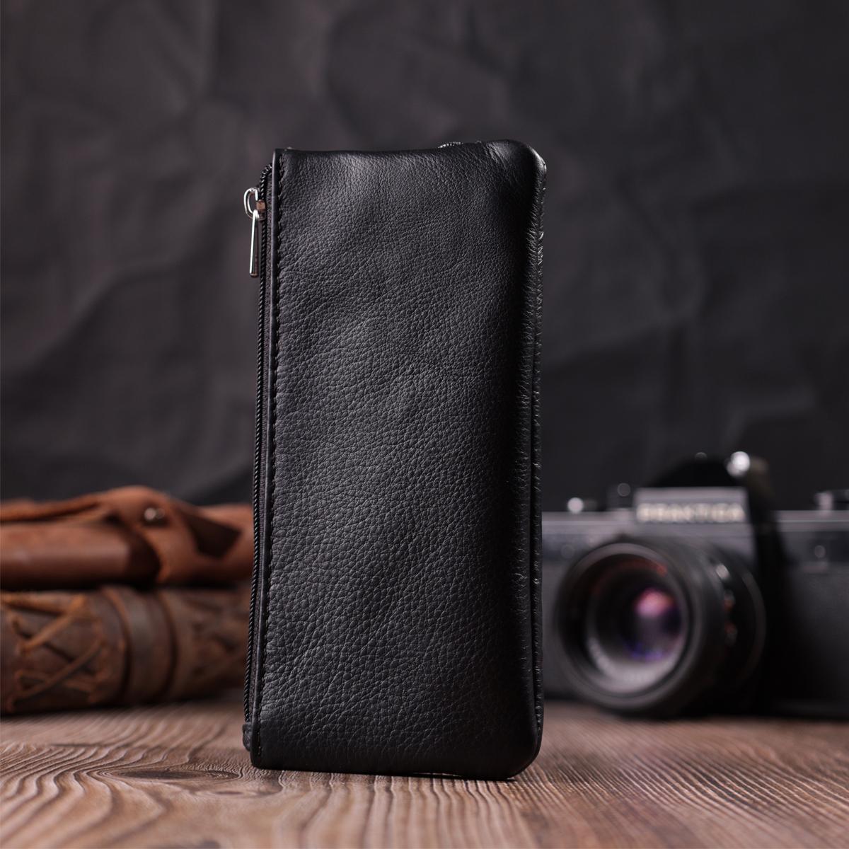 Ключниця шкіряна ST Leather 22511 Чорний - фото 7