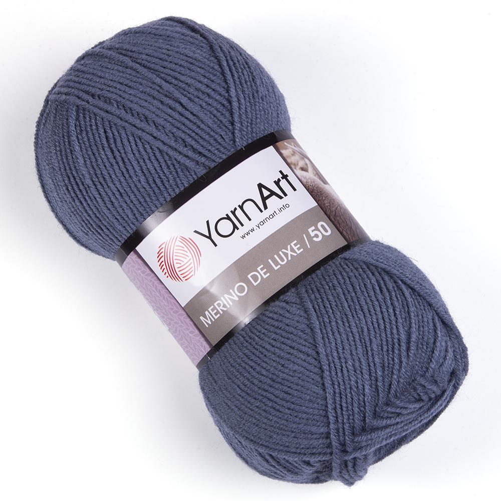 Пряжа YarnArt Merino De Luxe 3088 Серый (6056)