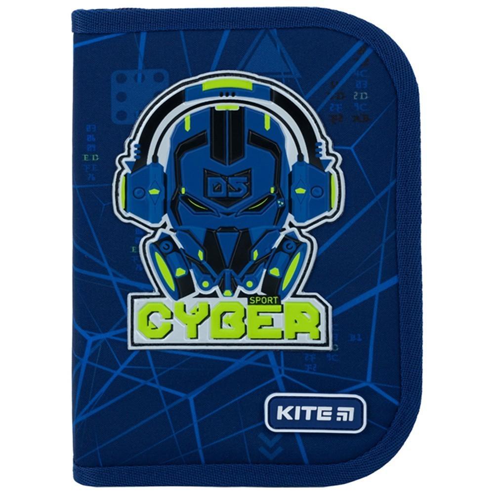 Пенал без наполнения KITE Cyber 1 отделение (K22-622-8)