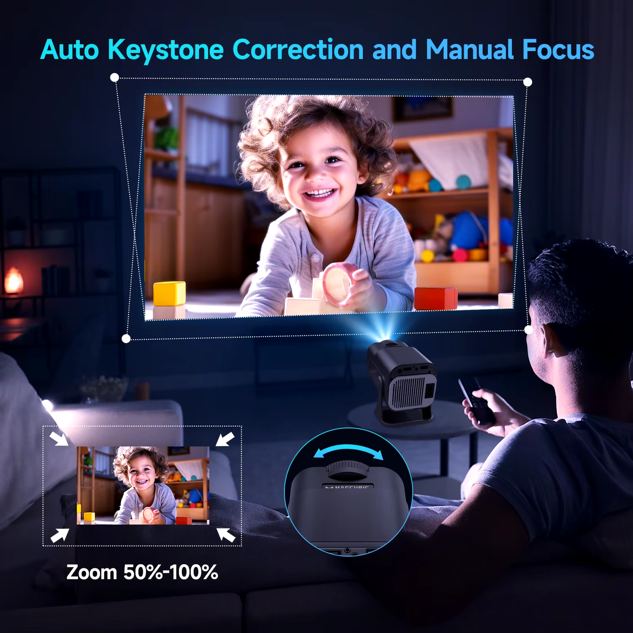 Проектор Magcubic HY320 Mini 4K 300ANSI Android 11 - фото 4