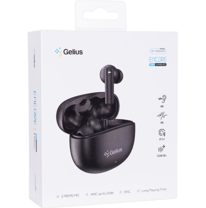 Наушники беспроводные Gelius TWS Encore GP-TWS005X Black (2647531323) - фото 7