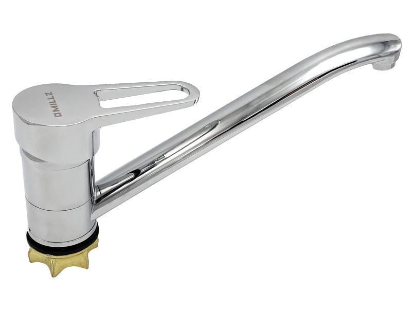 Смеситель для кухонной мойки Millz излив 28 см Хром (00000009654)