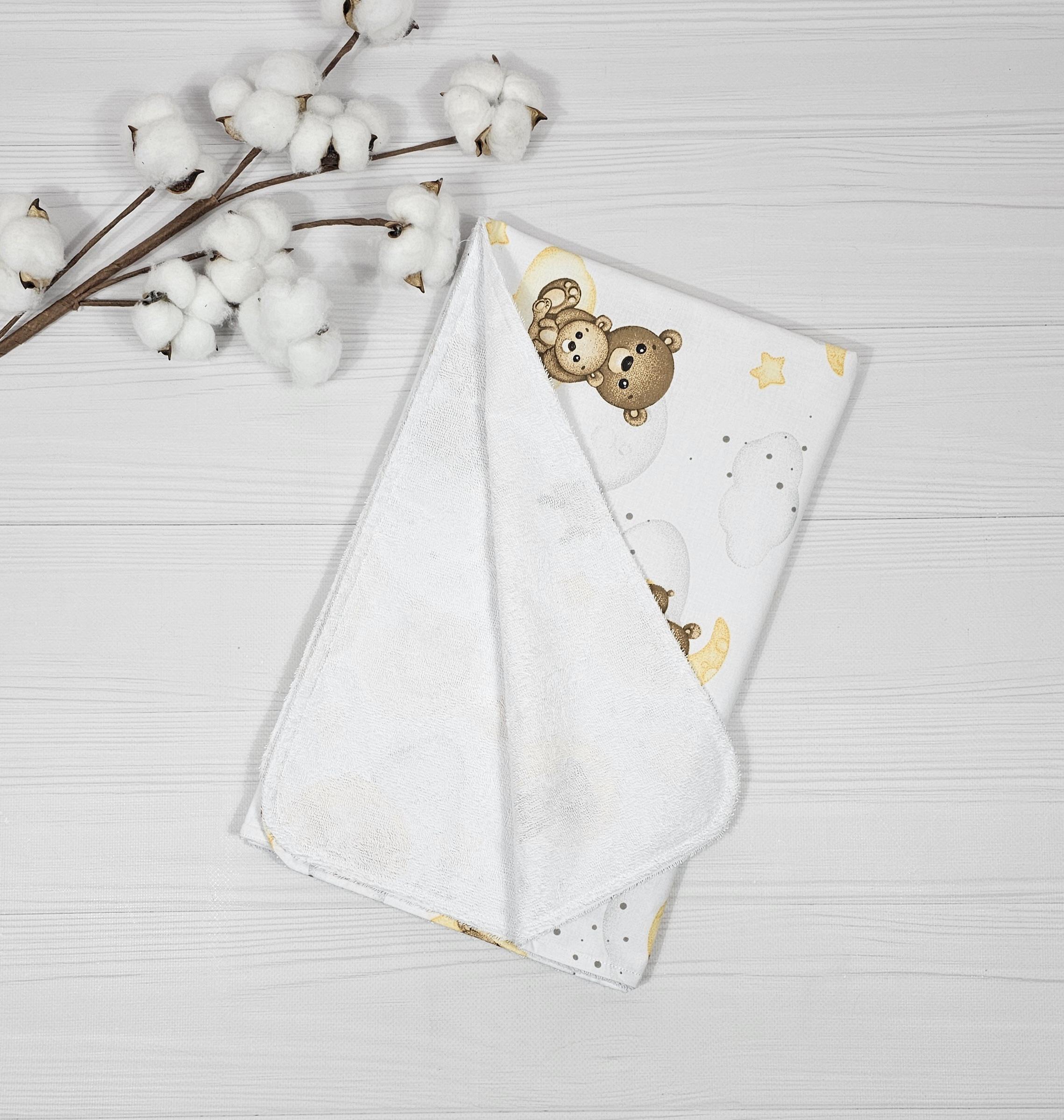 Пеленка детская a.l.babybox Лунные Пушистики многоразовая непромокаемая 50х80 см (30462562) - фото 2