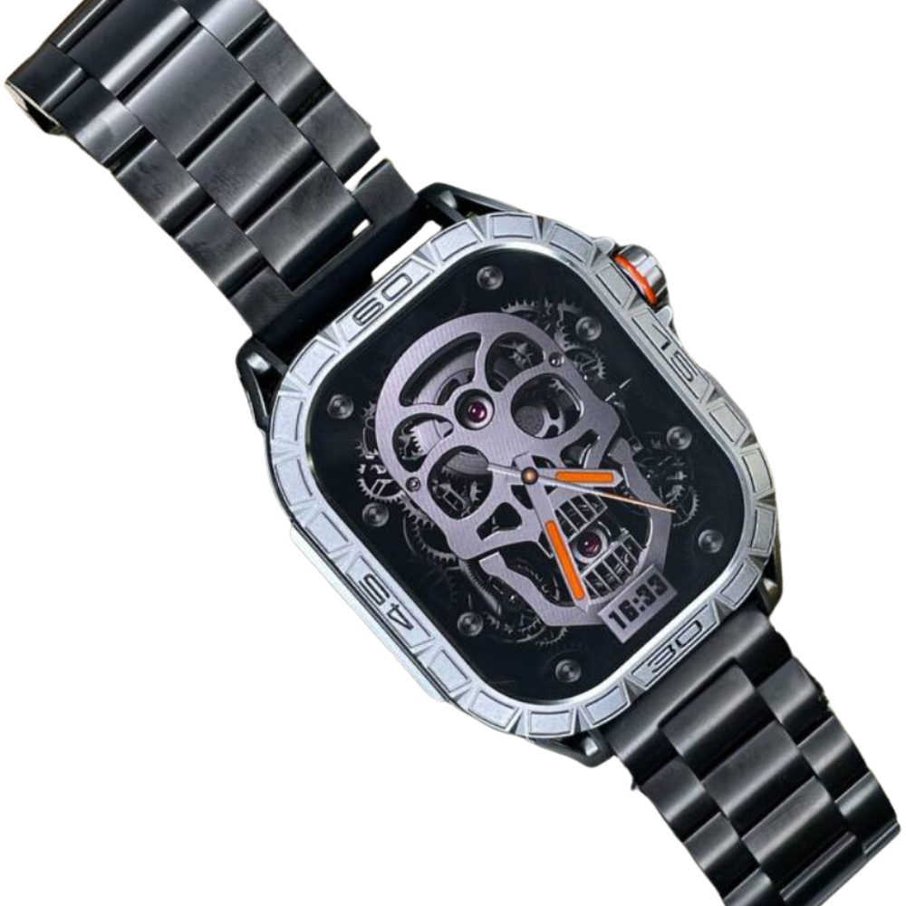 Смарт-часы мужские Modfit Ultra с металлическим ремешком/водонепроницаемые/с компасом/функцией звонка Черный (1077-0303S)