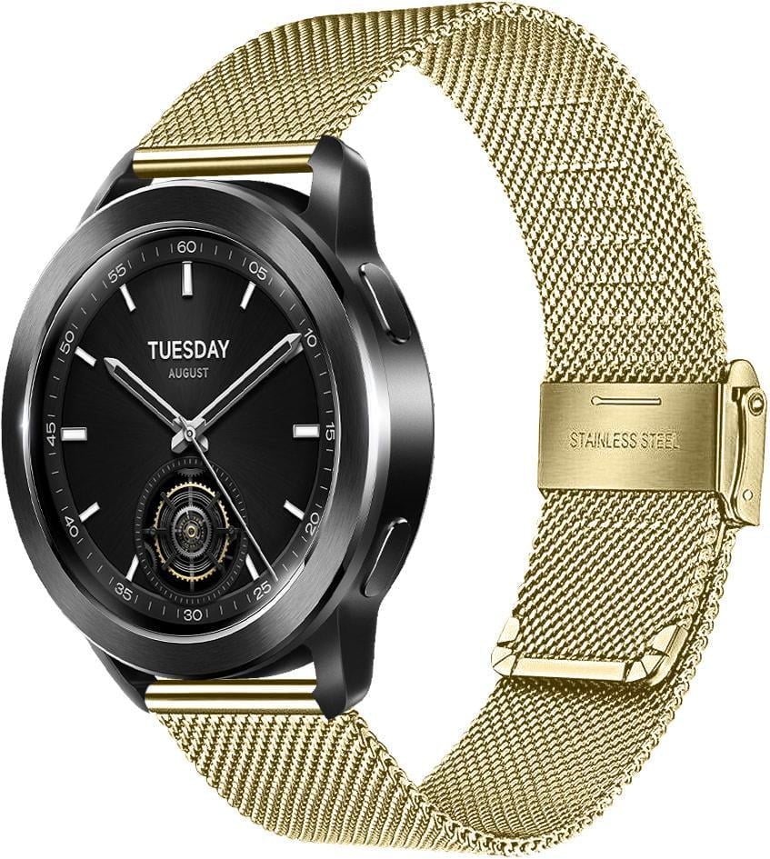 Ремешок металлический Rapid для Xiaomi Watch S3 Gold (37148-2A)