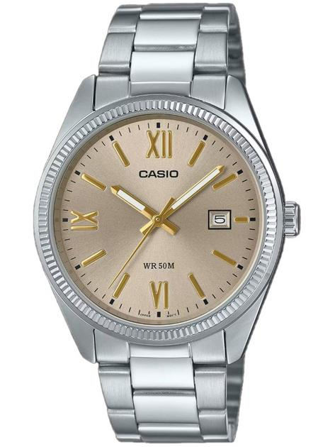 Наручные часы мужские Casio MTP-1302DD-9AVDF d 39 мм Серебряный