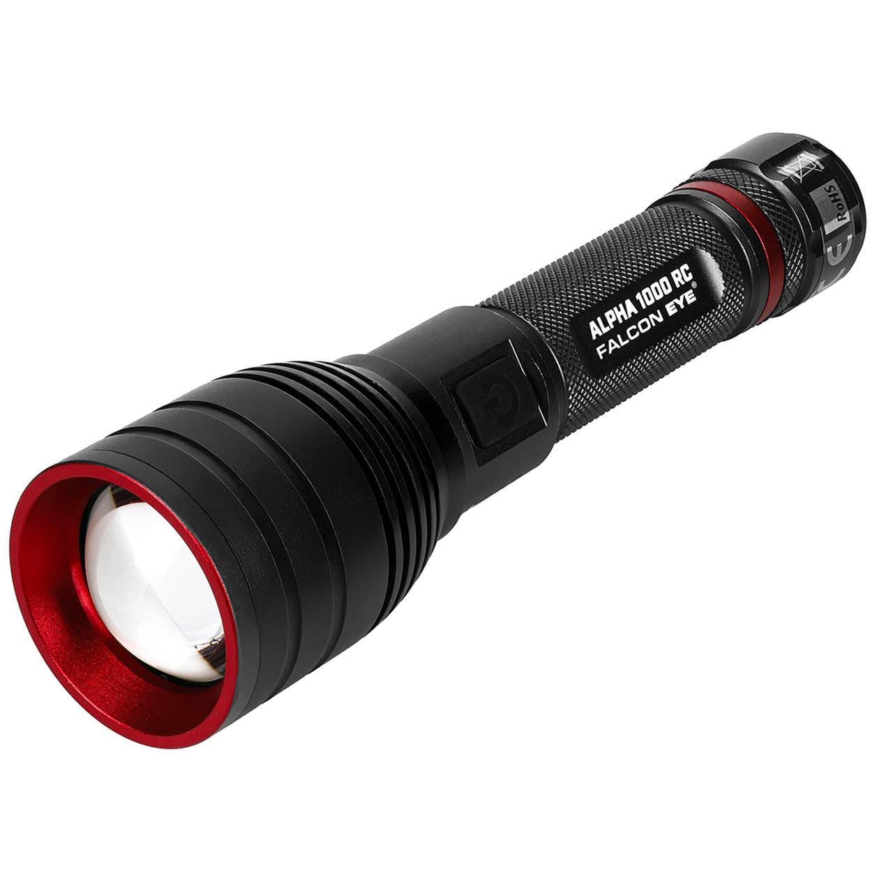 Фонарь тактический Falcon Eye Alpha 1000 RC 1000 Lm Focus Rechargeable Type-C (FHH0122) Фонарь тактический Falcon Eye Alpha 1000 RC 1000 Lm Focus Rechargeable Type-C (FHH0122)