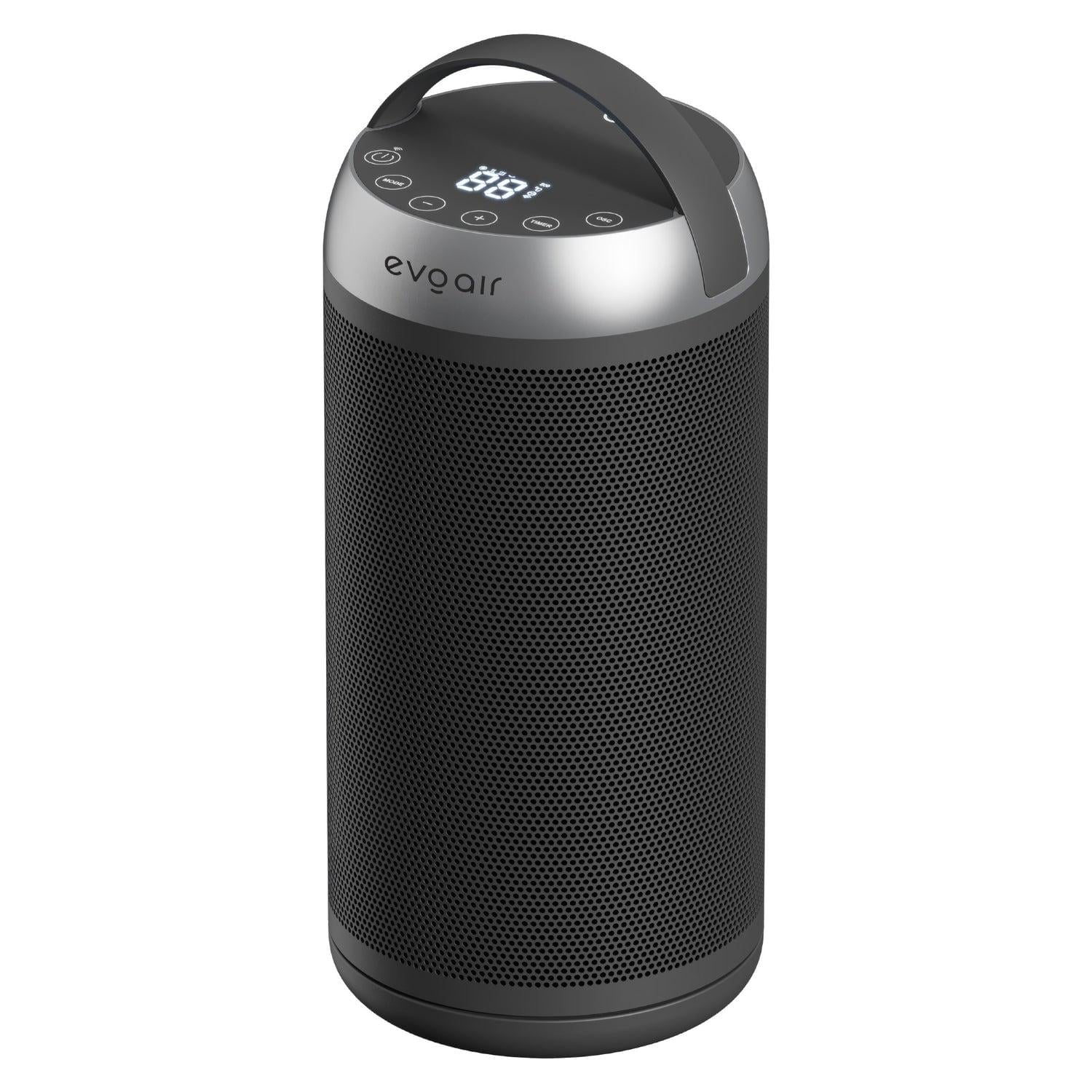 Тепловентилятор керамічний Evoair Warmix 2000 Smart 2000 Вт до 25 м2 Wi-Fi SmartLife PTC ECO Чорний (Warmix20b)