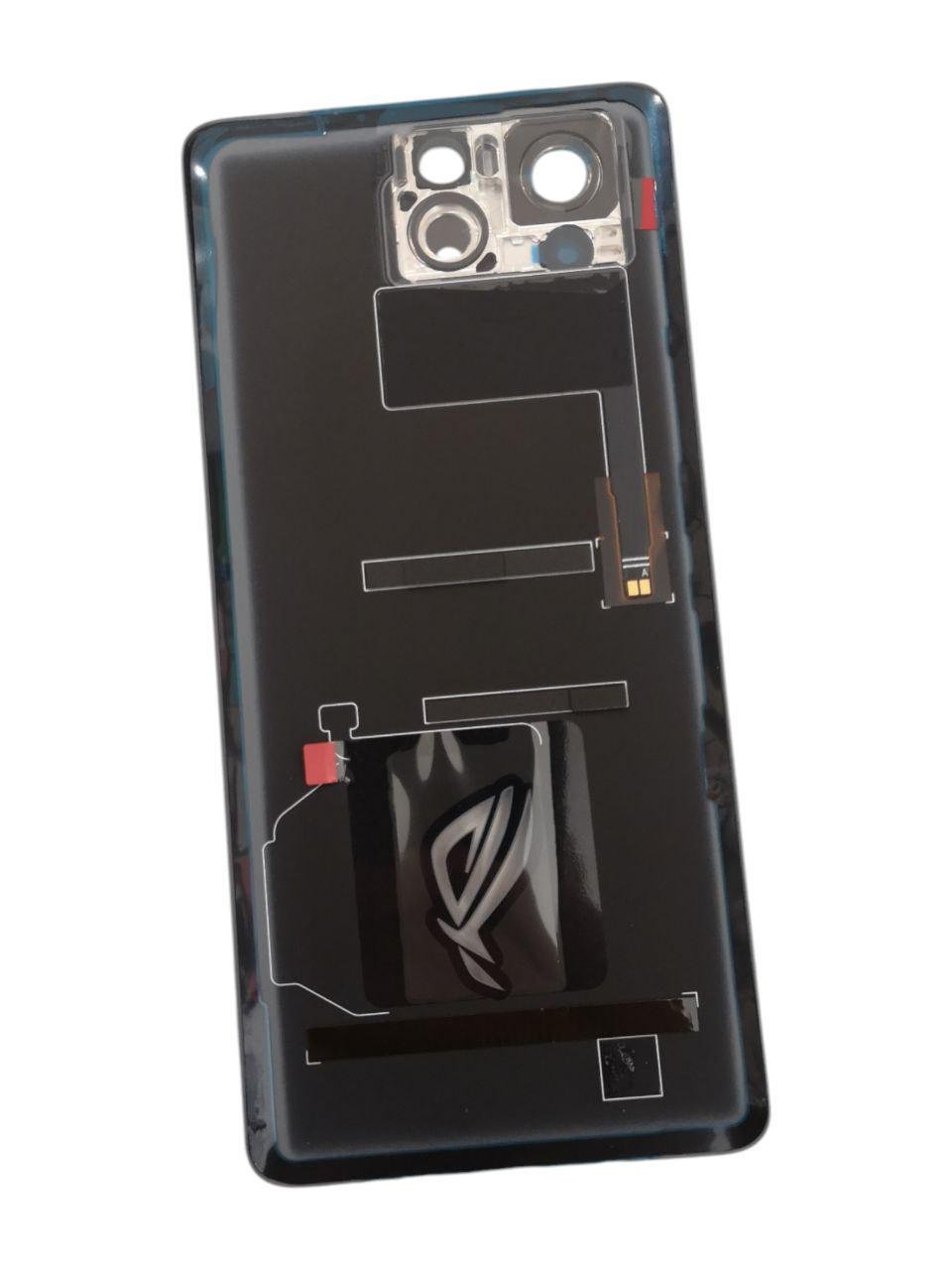 Кришка задня скляна для Asus ROG Phone 8 AI2401 зі склом камери Rebel Grey (22737118) - фото 2