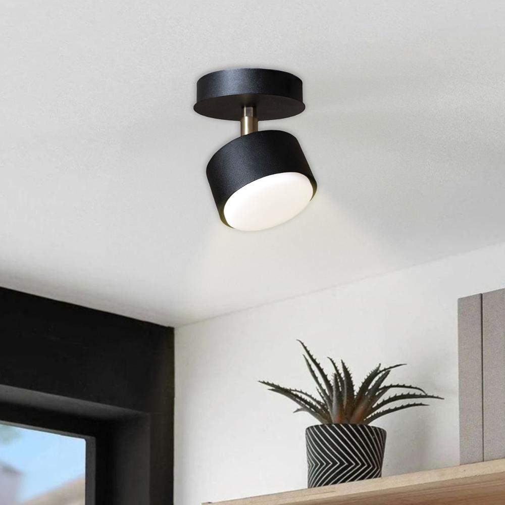 Світильник стельовий MSK ELECTRIC Copter GX53 із поворотним плафоном під лампу (NL 80405-1 BK) - фото 3