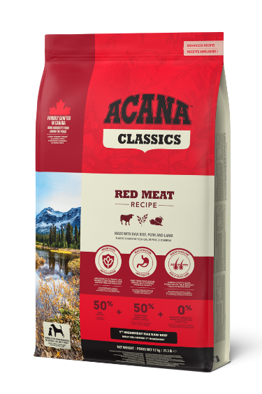 Корм сухой Acana Red Meat Recipе для собак всех пород и всех стадий жизни 9,7 кг (14556768)