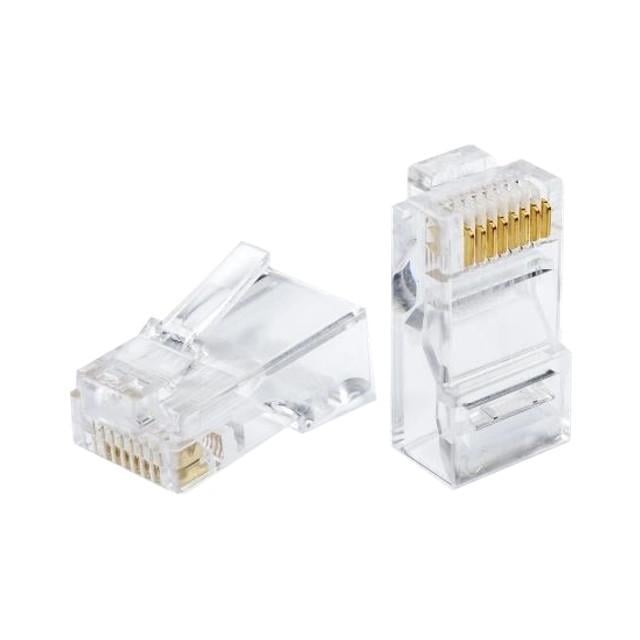 Конектор Hypernet P88U-C6 RJ45 категорія 6 8P8C 50 мк упаковка 100 шт.