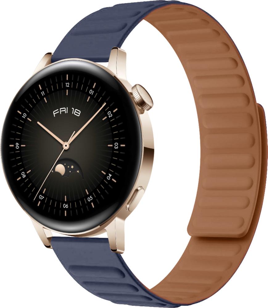Ремешок Magneter для Huawei Watch GT3 42 мм Dark Blue (26632-5D)