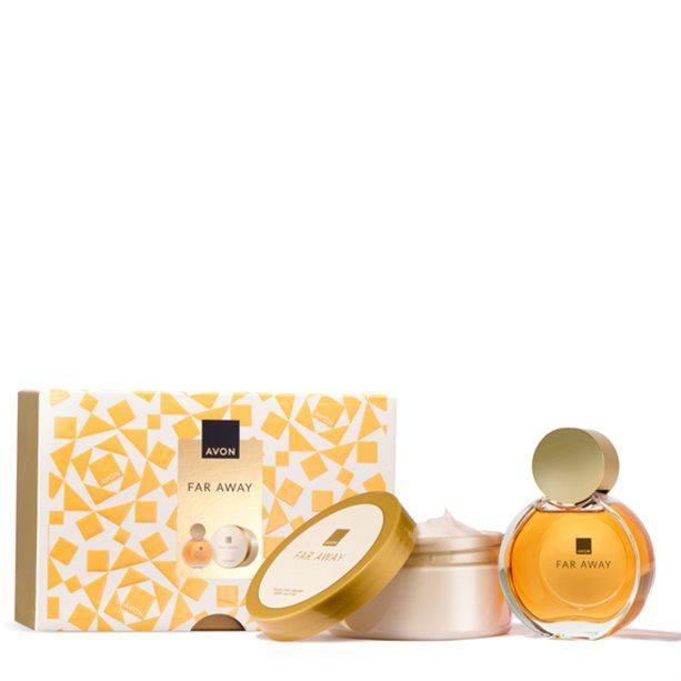 Набір подарунковий Avon Far Away edp 50 мл b/cr 200 мл (158511317)