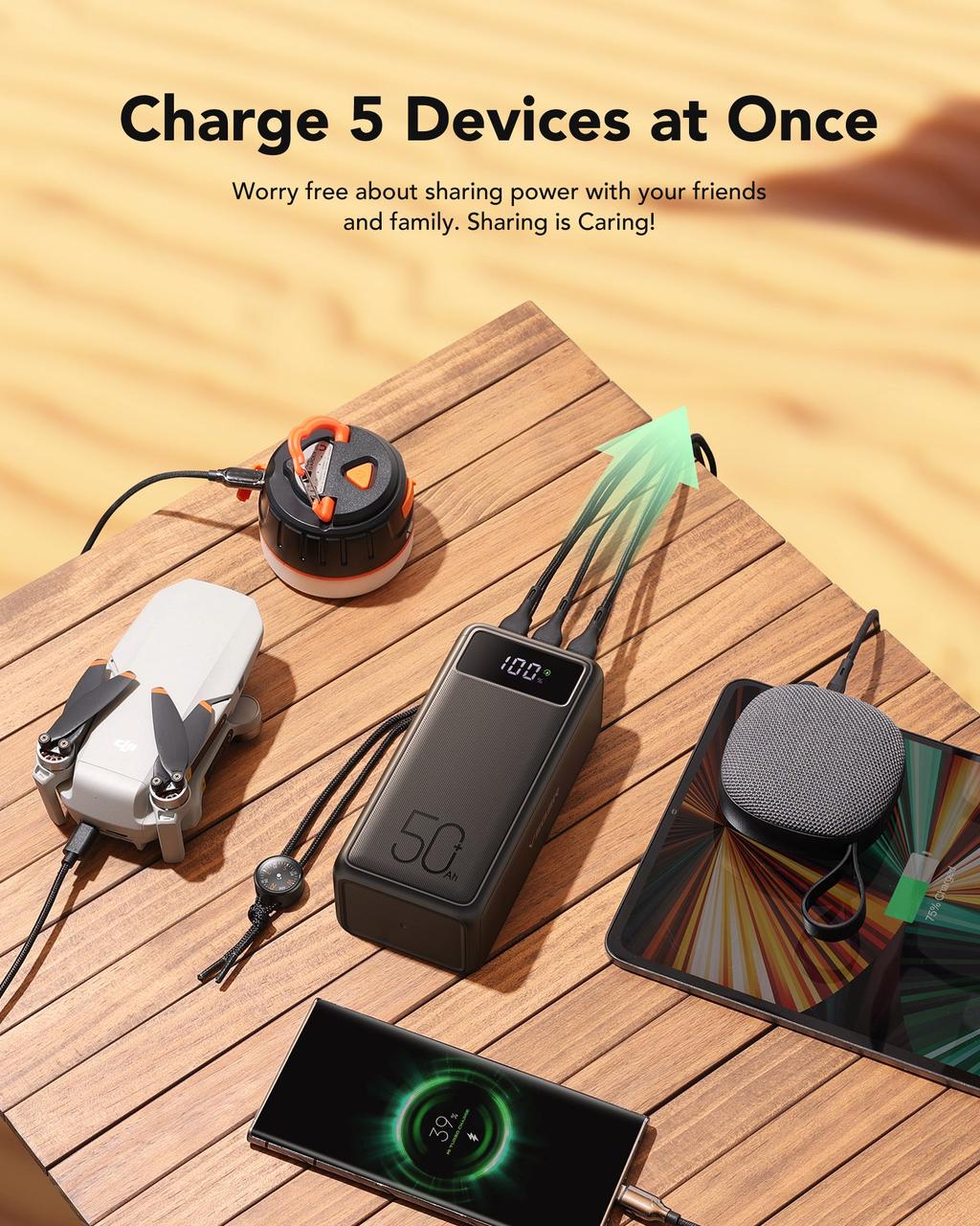 Повербанк Veger Tank Boost LCD Quick Charge PD130W 56000 mAh - фото 2 Повербанк Veger Tank Boost LCD Quick Charge PD130W 56000 mAh - фото 2