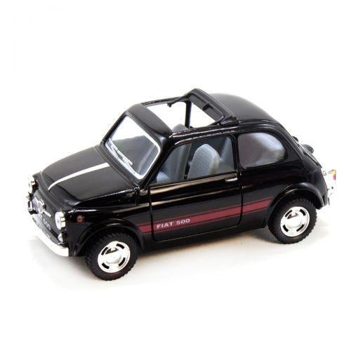 Машинка KINSMART Fiat 500 Черный (37550)