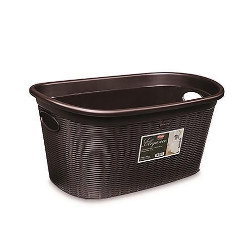 Корзина для белья Stefanplast Elegance Stefanplast с ручками 35 л Коричневый (PRO175/3)
