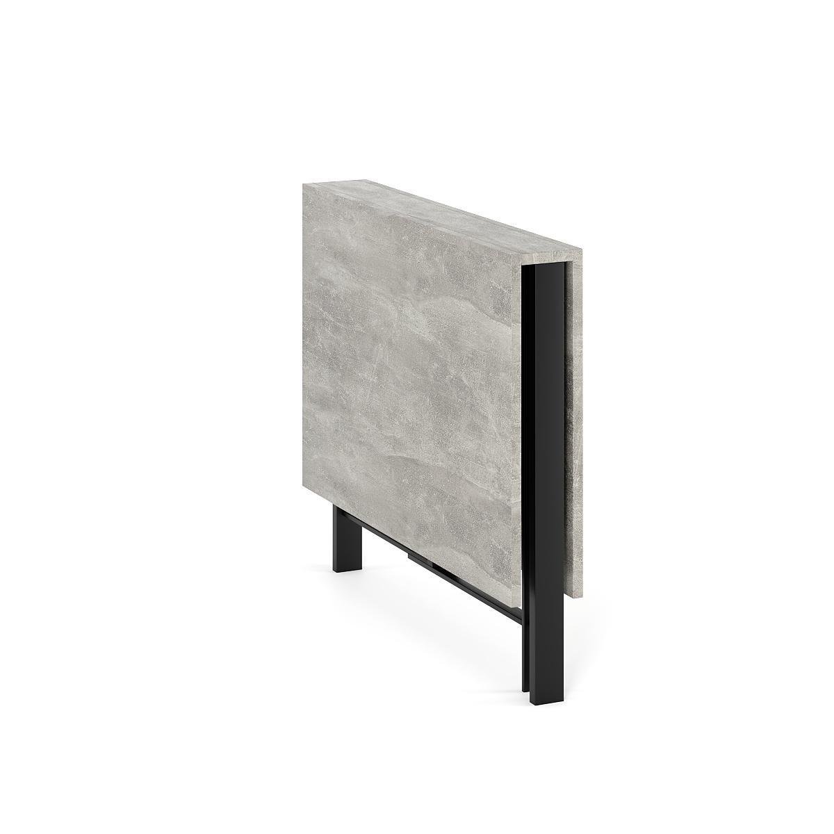 Обеденный стол-трансформер Voody 1300x900x756 мм Ателье светлый/Черные ножки (GATB26040000030) - фото 3 Обеденный стол-трансформер Voody 1300x900x756 мм Ателье светлый/Черные ножки (GATB26040000030) - фото 3