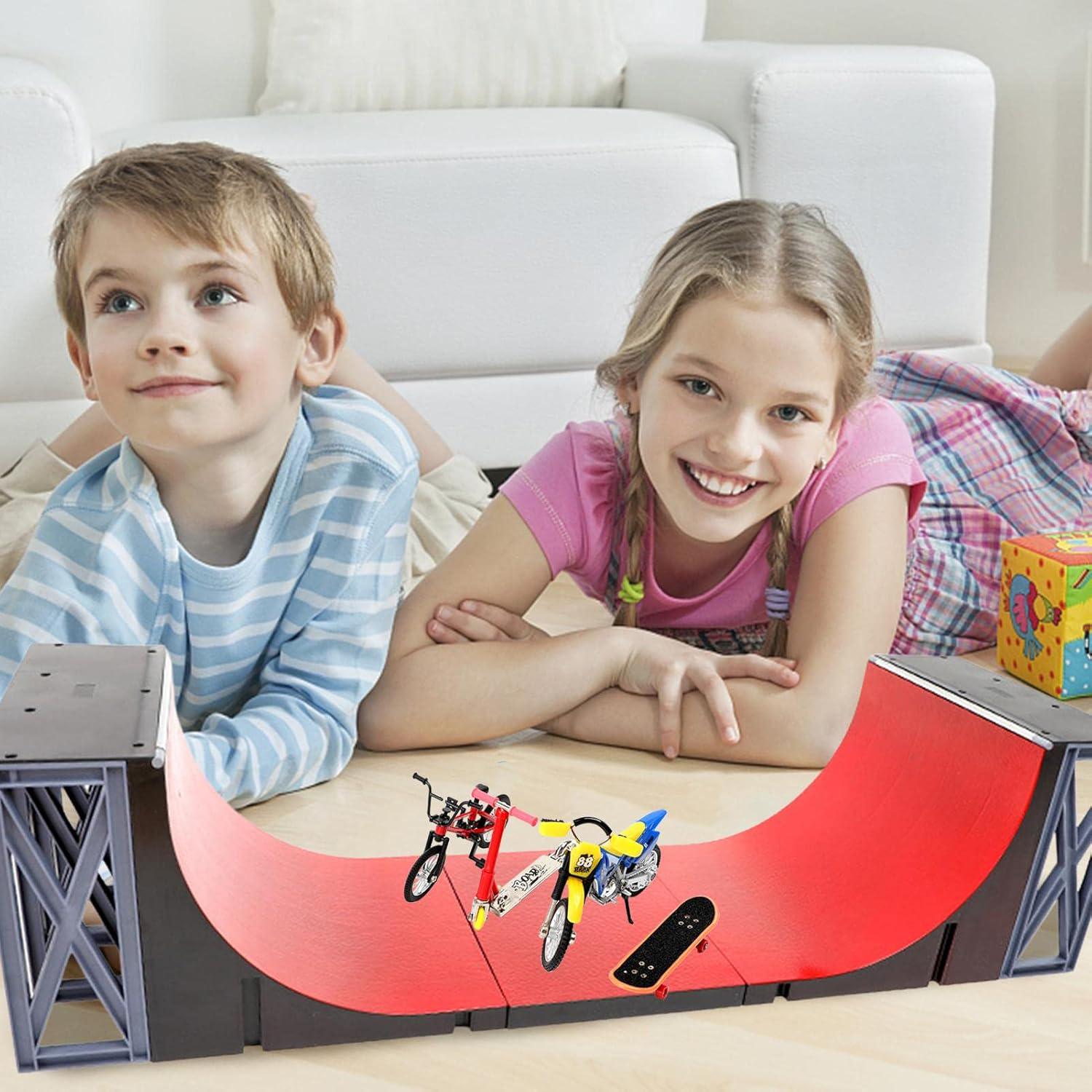 Набір фінгерборд пальчикова гра fingerboard скейт/парк/велосипед/самокат/скейт/мотоцикл (796) - фото 7 Набір фінгерборд пальчикова гра fingerboard скейт/парк/велосипед/самокат/скейт/мотоцикл (796) - фото 7