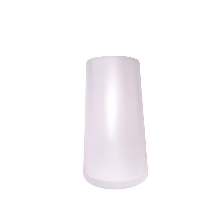 Ваза стеклянная Bohemia 215 мм White matt (0a6118d8) - фото 1 Ваза стеклянная Bohemia 215 мм White matt (0a6118d8) - фото 1