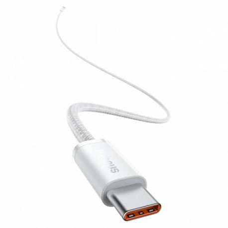 Кабель BASEUS Dynamic Series Fast Charging Type-C to Type-C 100W 2 м White (CALD000302) - фото 3