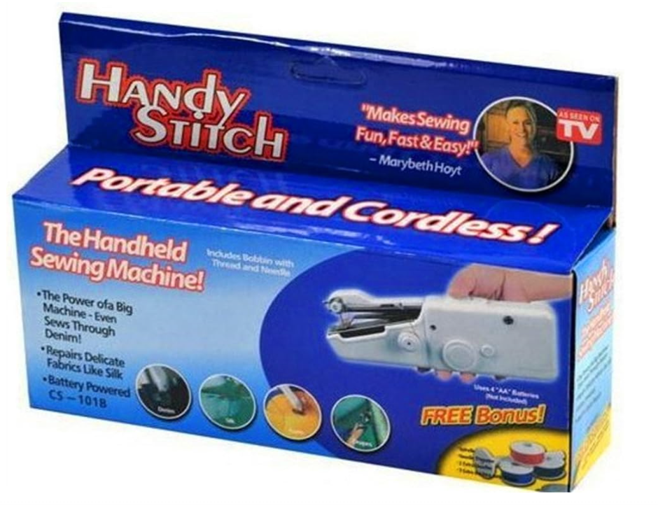 Швейная машинка-мини ручная Handy Stitch портативная/беспроводная (3163173831)