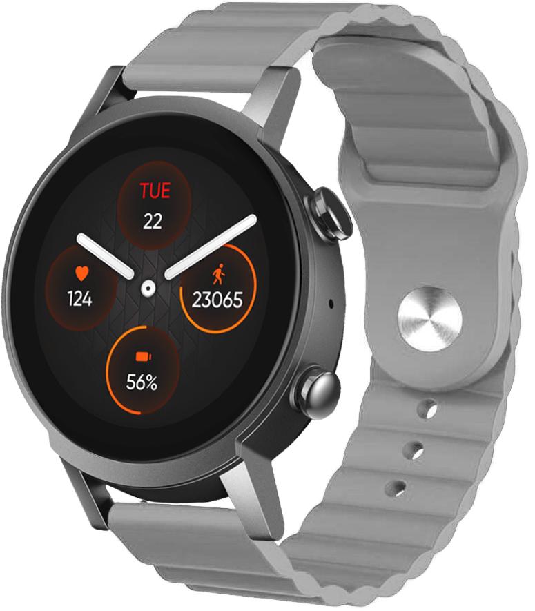 Ремешок Wave для Mobvoi TicWatch E3 Grey (26771-33)