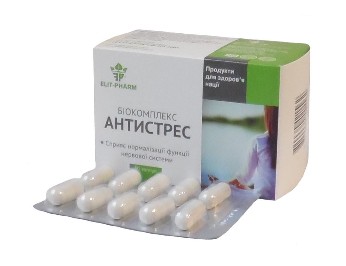 Біокомплекс Еліт-фарм Антистрес L-триптофан 50 капс. (1004686543)