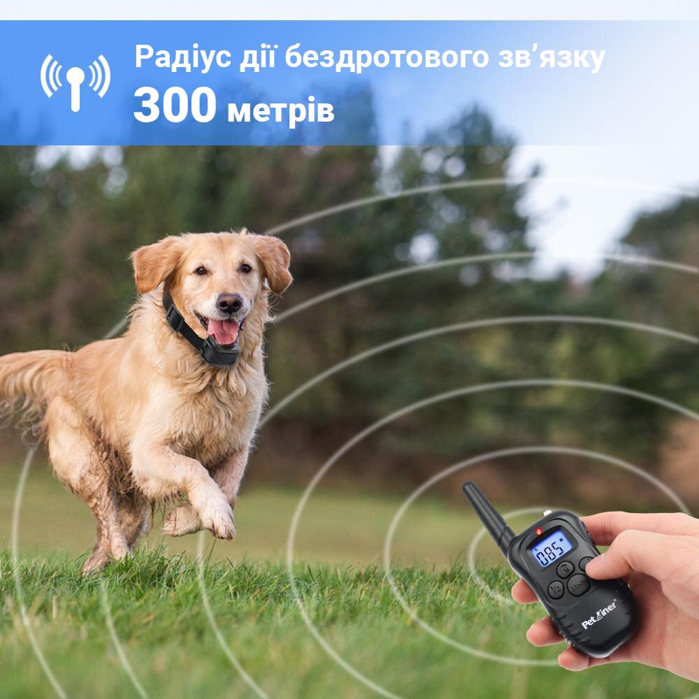 Ошийник електронний Petrainer PET998DR для дресування собак з 2-ма нашийниками перезаряджуваний - фото 11