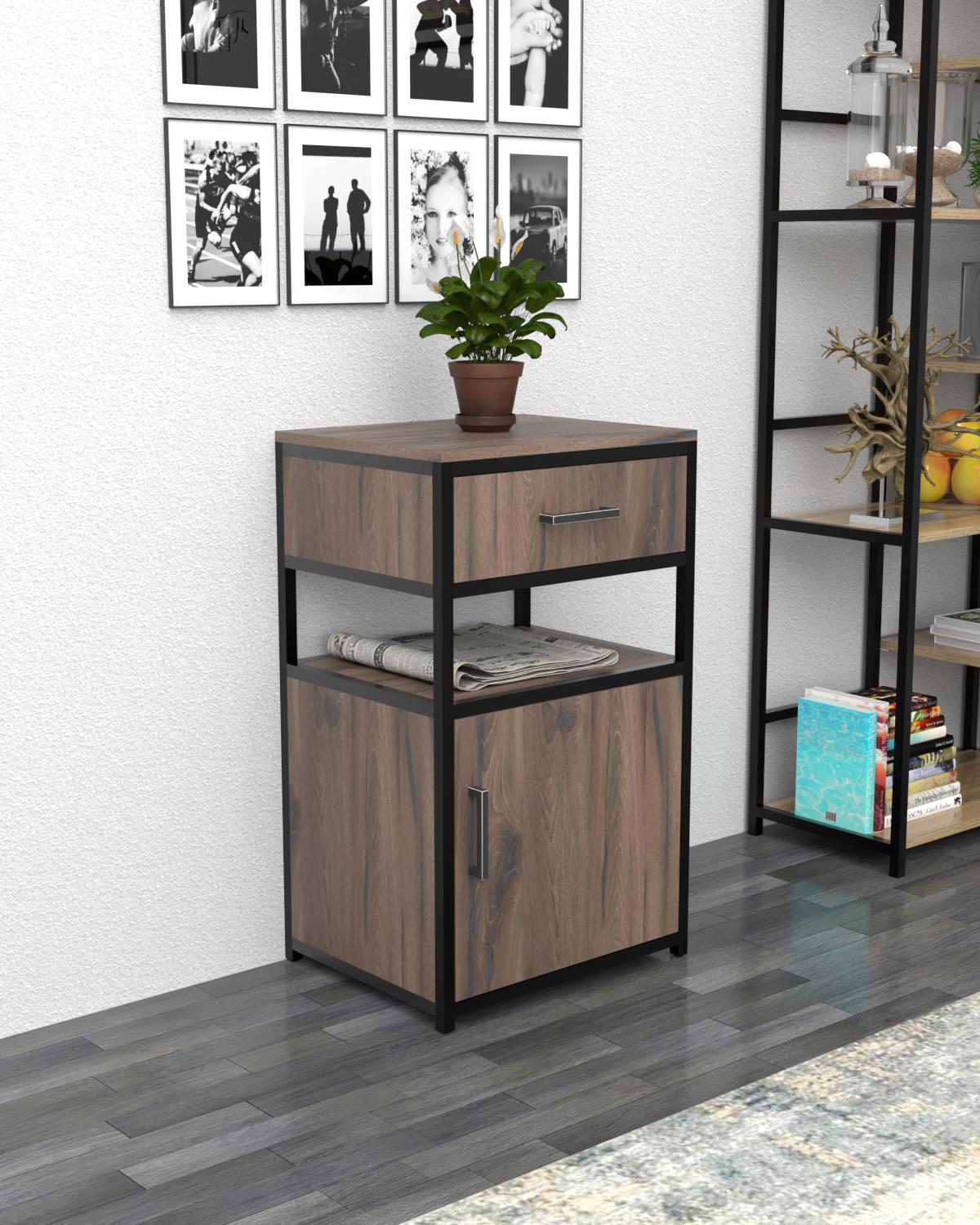 Тумба с ящиком EcoLoft Мирена лофт (DSP-1516-8) Тумба с ящиком EcoLoft Мирена лофт (DSP-1516-8)