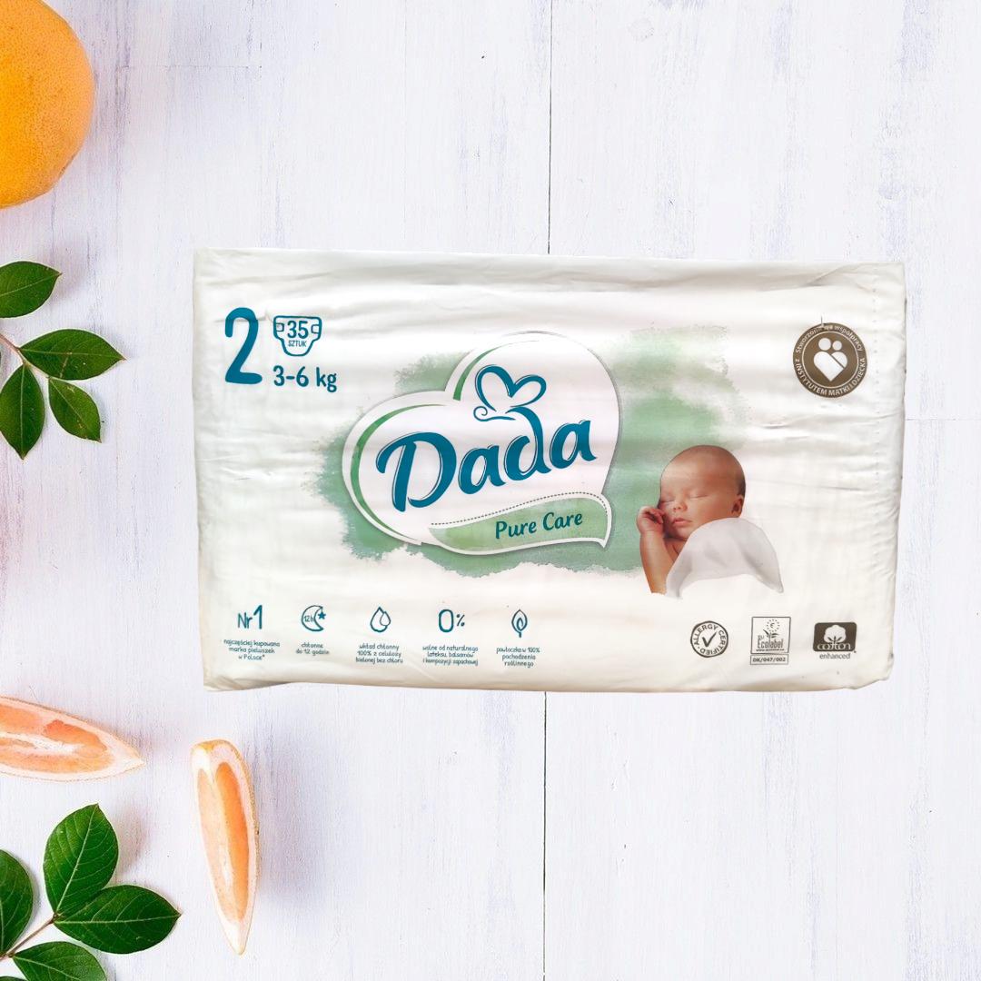 Підгузки Dada Pure Care 2 3-6 кг 35 шт.