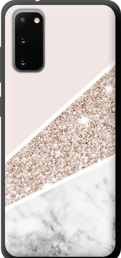 Чехол на Samsung Galaxy S20 Пастельный мрамор (4342b-1824-42517)