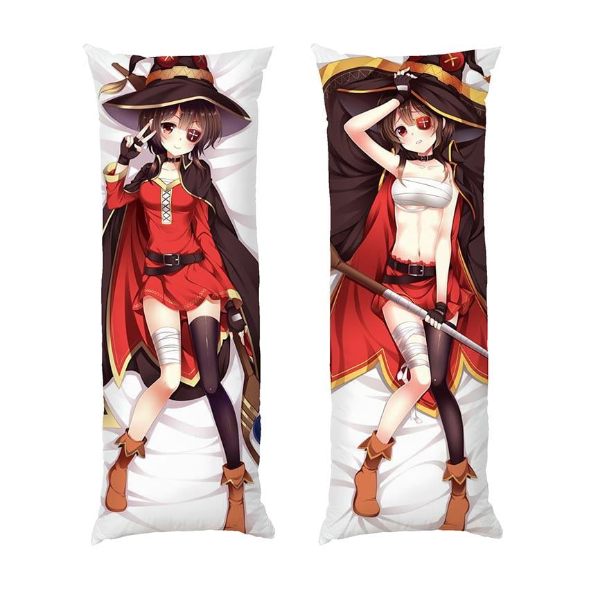 Подушка дакимакура Megumin Sorceress Konosuba габардин 120х40 см (112447-1)