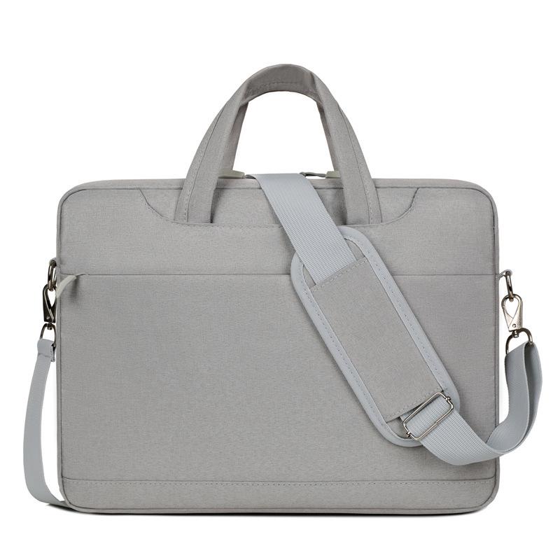 Сумка для ноутбука 17-17,3" протиударна велика Сіра (IBN048S) - фото 12