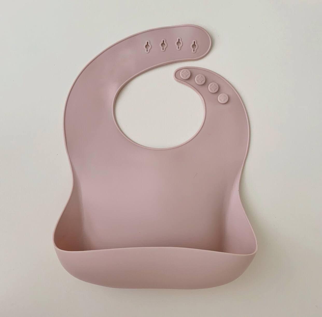 Нагрудник силиконовый Розовый (Lam1051)