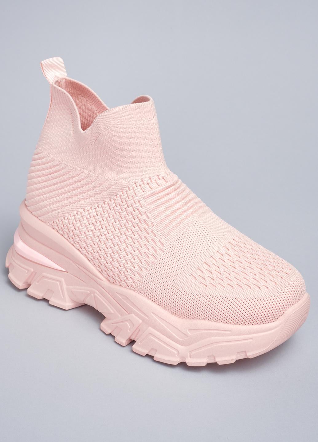 Слипоны высокие женские Power A02 р. 38 Розовый (343590_38)