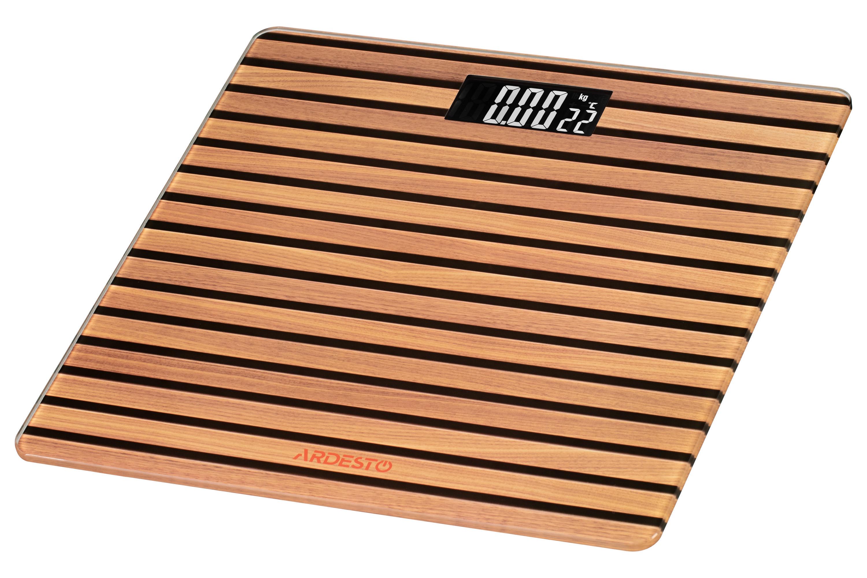 Весы напольные Ardesto SCB-965PLANK электронные с принтом до 150 кг (571054)