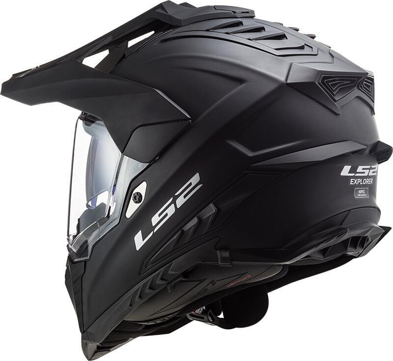 Мотошлем LS2 MX701 EXPLORER SOLID 2XL Matt Black (20153) - фото 3