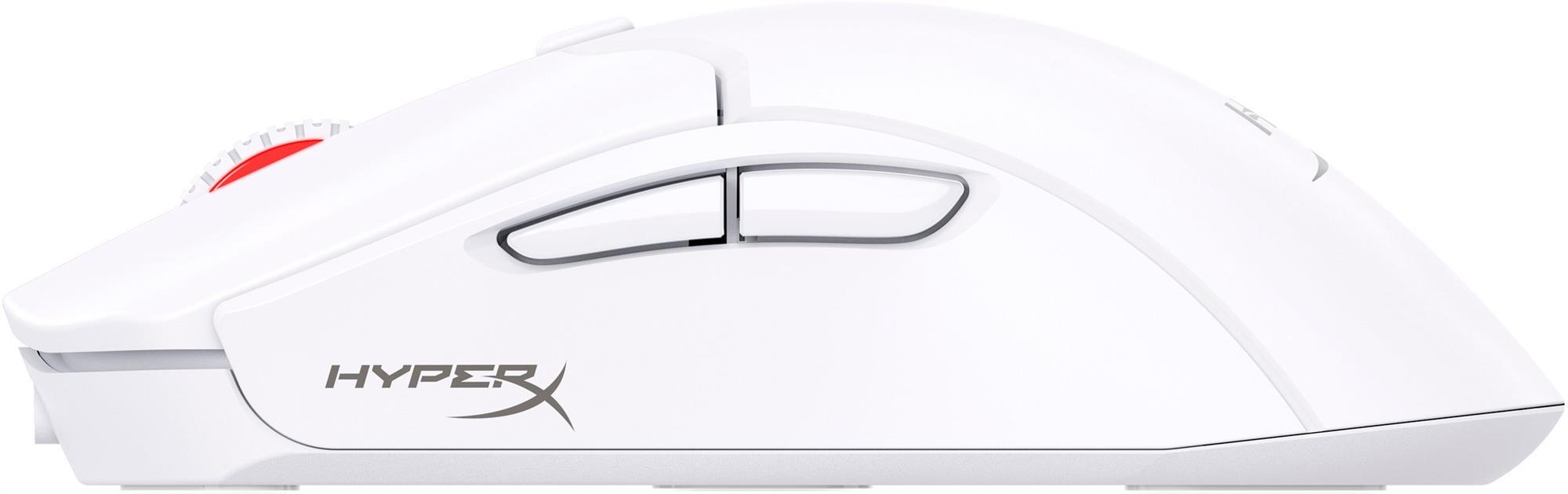 Мишка комп'ютерна ігрова HyperX Pulsefire Haste 2 Mini бездротова з RGB-підсвічуванням вбудованою пам'яттю 26000 dpi Білий (629410) - фото 4