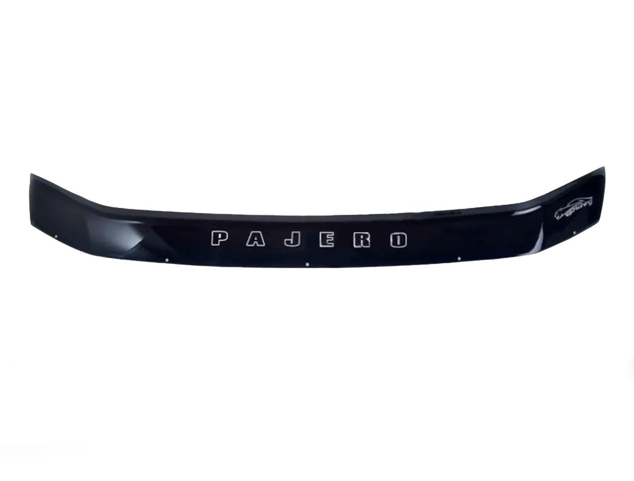 Дефлектор капота на Mitsubishi Pajero 4 з 2006 (17598580) Дефлектор капота на Mitsubishi Pajero 4 з 2006 (17598580)
