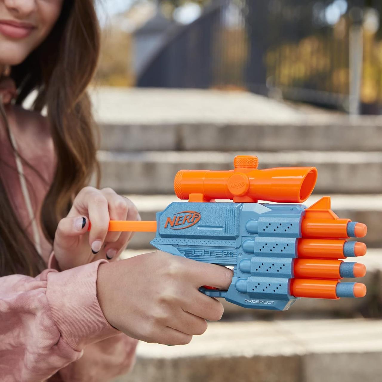 Бластер Nerf Elite 2.0 Prospect QS-4 - фото 6 Бластер Nerf Elite 2.0 Prospect QS-4 - фото 6