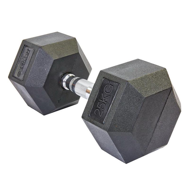 Гантель цельная Zelart TA-5159-25 шестигранная 1 шт. 25 кг (DR002842) - фото 2 Гантель цельная Zelart TA-5159-25 шестигранная 1 шт. 25 кг (DR002842) - фото 2