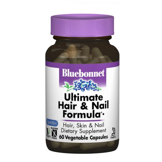 Комплекс для кожи, волос и ногтей Bluebonnet Nutrition Ultimate Hair & Nail Formula 60 Veg Caps - фото 1