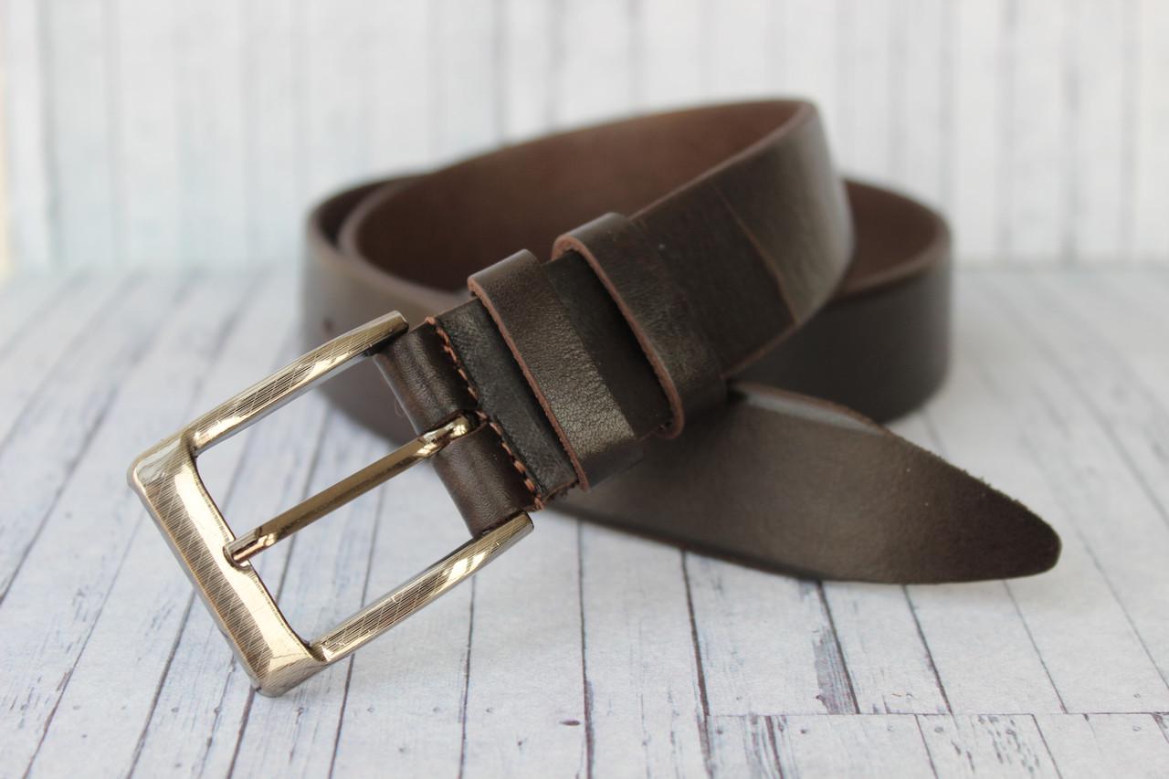 Ремень детский кожаный Коричневый (734319354)