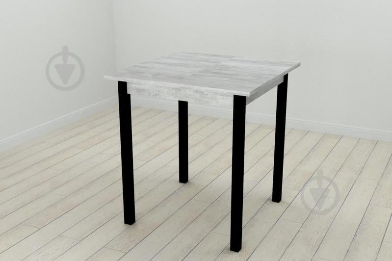 Стол кухонный Ferrum-decor Диего 75x90x90 Черный ДСП Урбан Лайт 16мм (DIE0021)