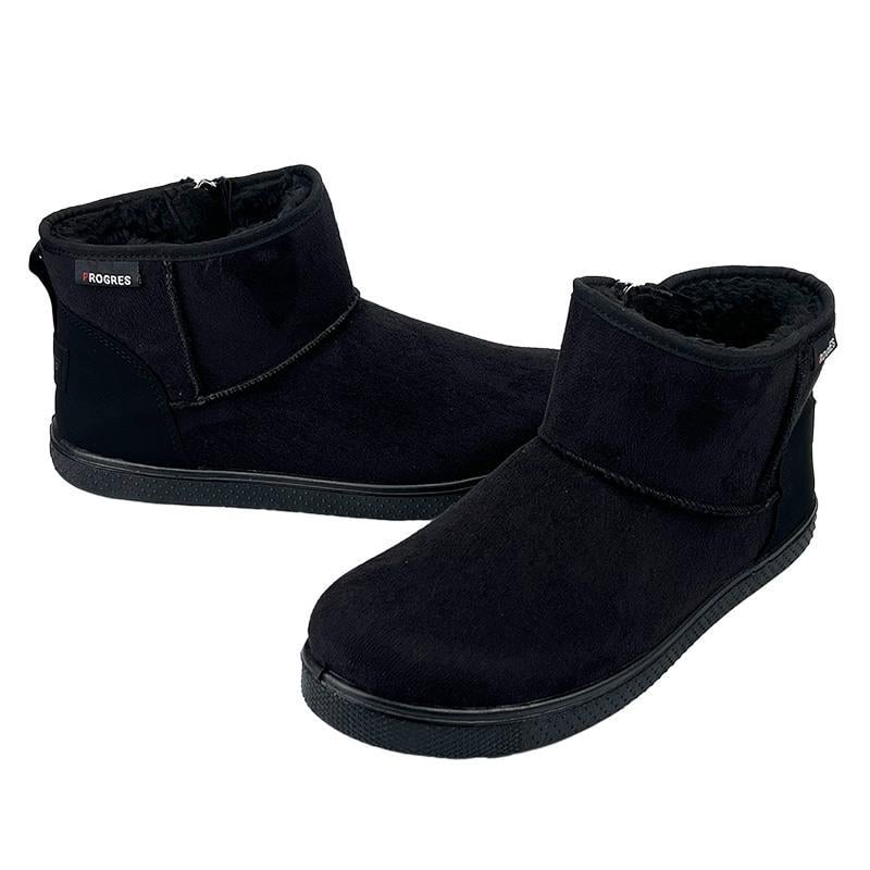 Угги мужские короткие Progres на замке 1413 p. 42 27 см Черный (90638102) - фото 2